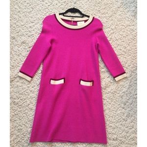 Kate Spade Pink Nara Merino Wool Sweater Dress